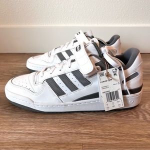 Adidas Forum Low Footwear White Grey Athletic Sneakers H01942 - Mens Size 10.5